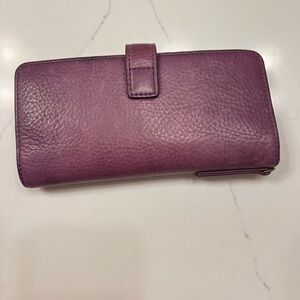 WILL LEATHER Purple wallet